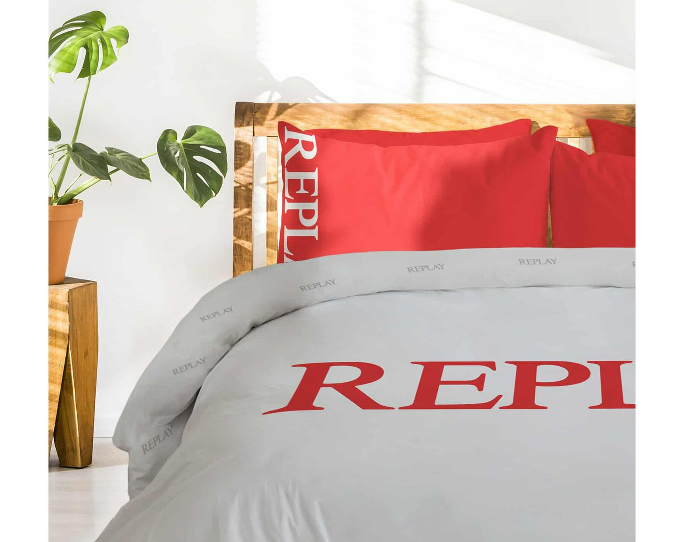 סט מצעים זוגי REPLAY דגם Red Logo